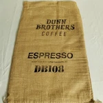 Dunn Brothers Espresso Coffee Bean Burlap Bag Approximately 30.5 17. Fixed Price $10.79.