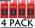 Pack Community Coffee Signature Blend Dark Roast Whole Bean 12 (total 48OZ). Fixed Price $49.72.