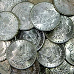 * Mixed Date Choice Uncirculated Bu Ms Morgan Silver Dollar From Bank Bag. Fixed Price $119.95.