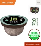 Wild Jo Organic Dark French Roast Coffee Pods 12 Count Eco-friendly K-cups. Fixed Price $28.99.