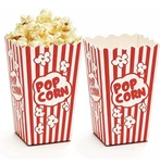 Red/white Stripe Popcorn Bags/boxes, Food-grade Grease Resistant, 54 Pack. Fixed Price $40.00.