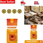 Dunkin' Caramel Crazy Ground Coffee, 11OZ Sweet Bakery-inspired Indulgence. Fixed Price $18.99.