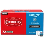 Community Coffee Breakfast Blend 72 Count Pods, Medium Roast.. Fixed Price $32.79.