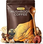 Coffee With 15 Natural Mushrooms, Medium Roast KSM-66 Ashwa. Fixed Price $19.99.