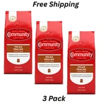 3 Packs-community Pecan Praline Medium Roast Ground Coffee, 12 Ounce Bag. Fixed Price $14.58.