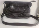 Stone & Co Dark Brown Pebbled Leather Shoulder Bag - Single Strap Adjustable. Fixed Price $19.99.