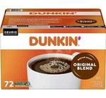 Dunkin' Donuts Medium Roast K-cup Coffee Pods, Original Blend 72 Ct.new. Fixed Price $120.99.
