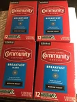 Community Coffee Breakfast Blend Medium Roast 12 Count Cup Pods 4= 48. Fixed Price $28.00.