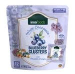 Inno Foods White Chocolate Blueberry Clusters Protein Crisps 12 X 1.5 Oz 18. Fixed Price $13.99.