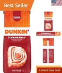 Dunkin Cinnamania Ground Coffee, 11-OUNCE Bag. Fixed Price $21.99.