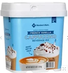 French Vanilla Cappuccino Mix 48 Oz Members Mark Brand New Exp 12/2026. Fixed Price $19.67.