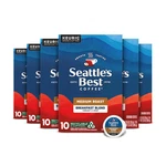 Seattle Best Coffee, Medium Roast K-cup Pods, Breakfast Blend, 100% Ara. Fixed Price $47.81.