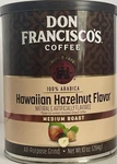 Don Francisco Hawaiian Hazelnut Flavor Grnd Cof 10OZ Can Priority Mail Al Hi. Fixed Price $26.99.