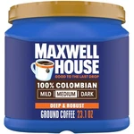 Maxwell House 100% Colombian Ground Coffee, 23.1 Oz Canister. Fixed Price $28.22.