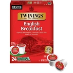 Twinings Of London English Breakfast Tea K-cups For Keurig, 24 Count. Fixed Price $20.99.