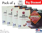 Don Francisco's Colombian Medium Roast Coffee (pack 4) 96 Pod Exp 06-26. Fixed Price $29.99.