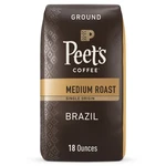 Peet's Single Origin Brazil Premium Medium Roast Ground Coffee, Arabica. Fixed Price $22.48.