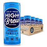 High Coffee, Cold Brew, Mexican Vanilla, 8 Fl Oz (pack 12). Fixed Price $39.28.