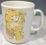 Vintage Care Bear Know What? Coffee Hot Chocolate Mug Cup 80'S Granny Core. Fixed Price $10.00.