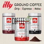 Illy Ground Coffee (drip Espresso Moka) Classico, Intenso, Forte, Decaf. Fixed Price $29.99.