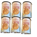 Pack Folgers French Vanilla Instant Latte Coffee Mix 16OZ. Fixed Price $37.50.