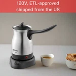 Arzum Cezve Electric Turkish Coffee Maker, Stainless Steel, 120V. Fixed Price $34.90.