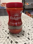 Folgers Classic Roast Instant Coffee Crystals, 8 Ounces. Fixed Price $40.00.