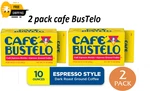 (2 Pack) Cafe Bustelo,espresso Style Dark Roast Ground Coffee,vacuum Packed 10OZ. Fixed Price $9.99.