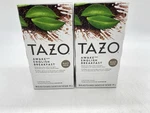 Tazo Awake English Breakfast Black Tea Bags Organic Boxes Of 20 Each. Fixed Price $18.00.