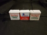 Spice Tins Lot Of 3 Durkee & Mccormick Vintage. Fixed Price $9.99.