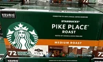 Starbucks Medium Roast K-cup Arabic Coffee Pods Pike Place 72 Ct Kosher 5/2025. Fixed Price $58.01.
