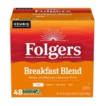 Folgers Breakfast Blend, Mild Roast Coffee, Keurig Cup Pods, 48 Count Box. Fixed Price $30.80.