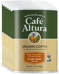 Cafe Altura Ground Organic Coffee, Fair Trade Classic Roast, 6 X 12 Oz.. Fixed Price $89.25.