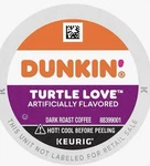Dunkin Donuts Turtle Love Dark Roast Coffee 20 K-cups. Fixed Price $23.99.