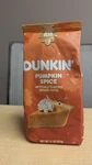 Limited Dunkin Pumpkin Spice Ground Arabica Coffee 11 Oz Bb 7/01/2026. Fixed Price $8.76.