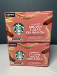 Lot Starbucks Brown Sugar Cinnamon K-cup Coffee Pods Ct Exp 12/9/2026. Fixed Price $25.00.