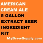 American Cream Ale Homebrew 5 Gal Beer Extract Ingredient Kit - My Supply. Fixed Price $45.99.