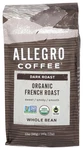 Allegro Organic French Roast Whole Bean Coffee, 12 Ounce (pack 1). Fixed Price $21.99.