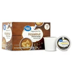 Great Value Hazelnut Cappuccino Mix, Single Serve Medium Roast Coffee Pods 12 Ct. Fixed Price $7.90.