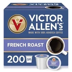 Victor Allens Coffee French Roast, Dark 200 Count, Single Serve. Fixed Price $79.99.