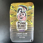 Punk Bunny Coffee Green Day Light Club, Roast Ground 12OZ. Fixed Price $12.99.