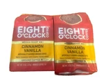 2 Pack Eight O'clock Cinnamon Vanilla Medium Roast Arabica Ground Coffee 11 Oz. Fixed Price $17.77.