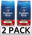 Pack Seattle's Best 6TH Avenue Bistro Level Ground Coffee 32 Oz(total 64 Oz). Fixed Price $51.84.