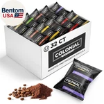 Colonial Coffee 32 Count Single Pot Packets Assorted Variety With. Fixed Price $113.43.