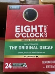 Eight O'clock Coffee The Original Decaf Medium Roast 96 Count Exp 09/30/26. Fixed Price $44.95.