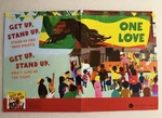 Bob Marley Get Up Stand Classroom Poster One Love Reggae Chronical Books 2019. Fixed Price $10.99.