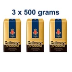 3 Dallmayr Prodomo Ground Coffee Packs 500G 17.6OZ. Fixed Price $85.49.