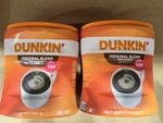 2X Dunkin' Donuts Original Blend Coffee, 40 Each 80OZ Total. Fixed Price $69.00.