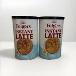 2PACKS - Folgers French Vanilla Instant Latte Coffee Mix 16 Oz "free Shipping". Fixed Price $31.99.