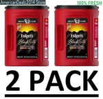 2 Pack - Folgers Dark Roast Ground Coffee, Black Silk 40.3 (total 80.60 Oz). Fixed Price $64.64.